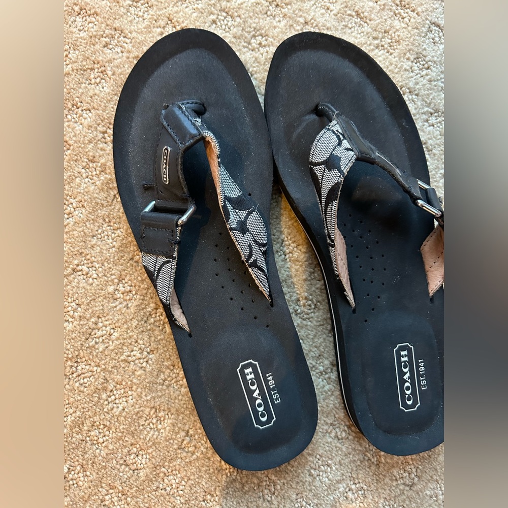 Coach Sandals- worn once